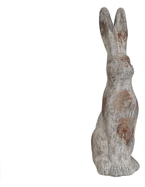 Decorative Figure Romimex Brown Rabbit Rustic 18 x 58 x 18 cm