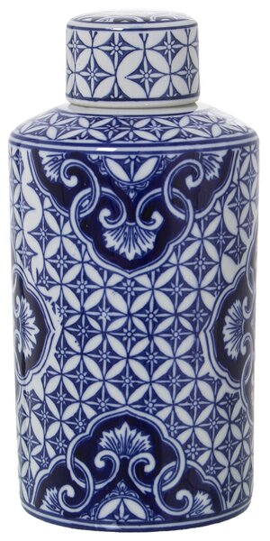 Tibor Alexandra House Living Blue White Ceramic 15 x 30 cm