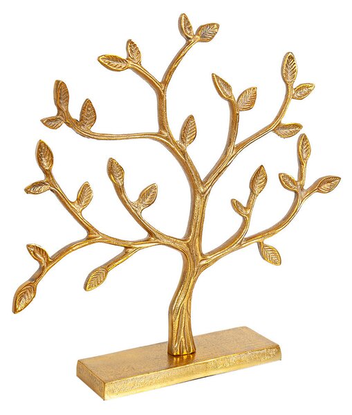 Sculpture Romimex Golden Tree 44 x 44 x 9 cm