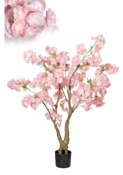 Decorative Flowers Romimex Pink 110 x 130 x 80 cm Cherry blossom