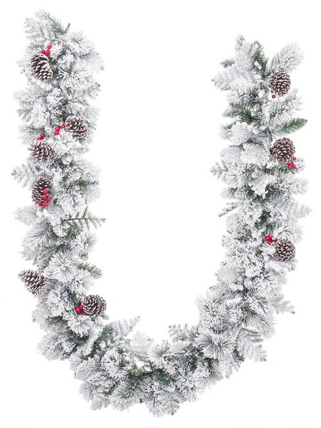 Christmas garland White Multicolour Polyethylene Pineapples 270 cm