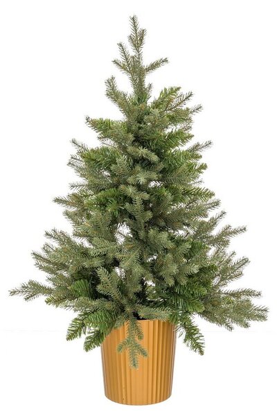 Christmas Tree Green Golden Polyethylene 58 x 58 x 90 cm