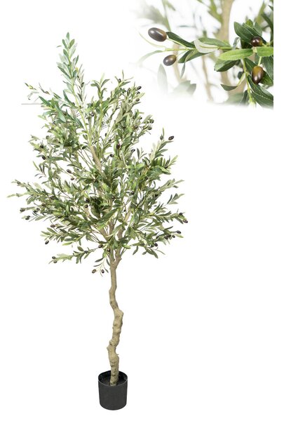 Decorative Tree Romimex Plastic Olive tree 100 x 195 x 100 cm