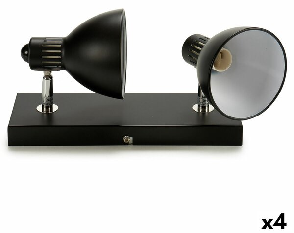 Ceiling Light Grundig Black Metal 40 W 15 x 9 x 32 cm E14 (4 Units)