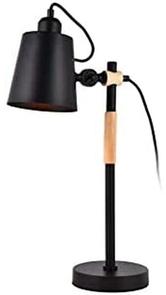 Flexo/Desk lamp EDM 32114 Black Metal 60 W (Ø 15 x 54 cm)