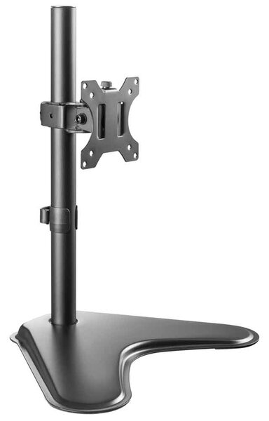 Midvale 32'' Single Arm Steel Desk Mount Monitor Stand - Black