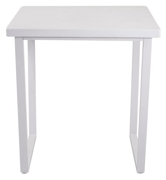 Vixen Compact Square Dining Table White