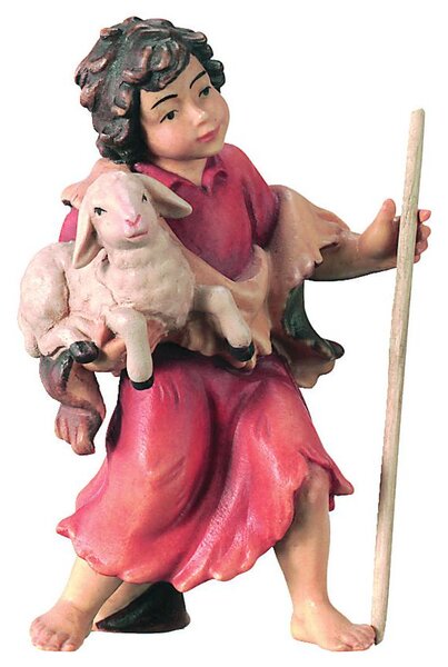 Shepherd with a lamb for Nativity scene - Royal