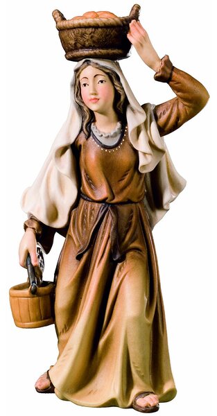 Woman with a basket for Nativity scene - Royal