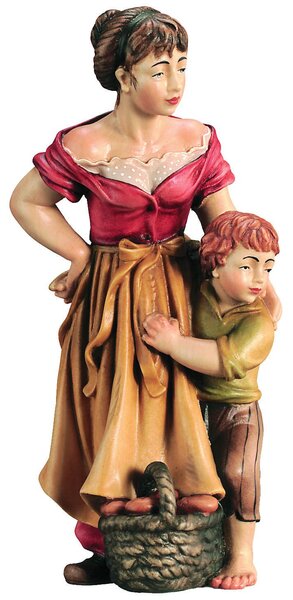 Woman with a child for Nativity scene - Royal