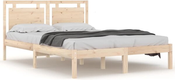 Bed Frame without Mattress 120x190 cm Small Double Solid Wood