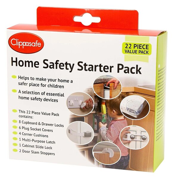 Clippasafe Home Safety Starter Pack 22 pcs