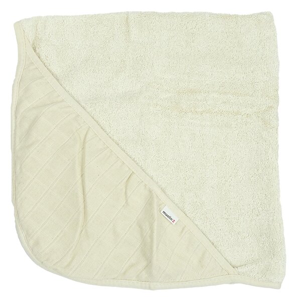 MuslinZ Hooded Towel 75x75cm - Unbleached