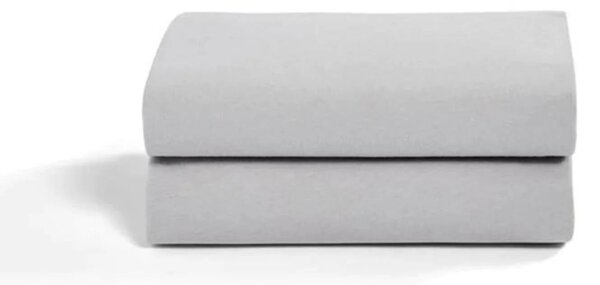 Snüz Crib 2 Pack Fitted Sheets - Grey