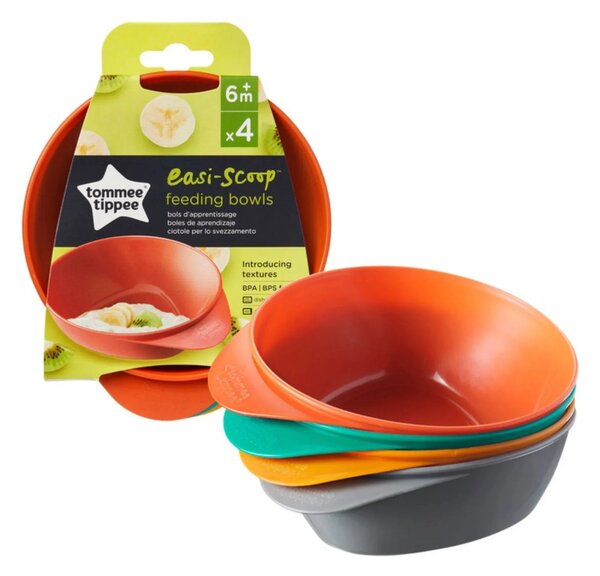 Tommee Tippee Easy Scoop Feeding Bowls Pack of 4