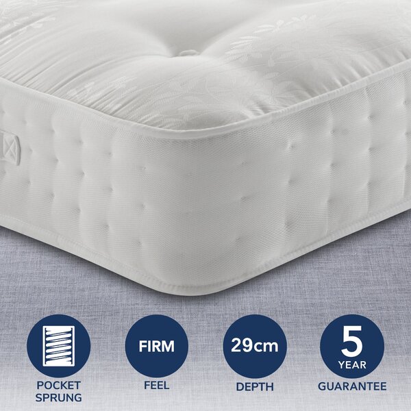 Silentnight Firm 2000 Pocket Ortho Mattress White