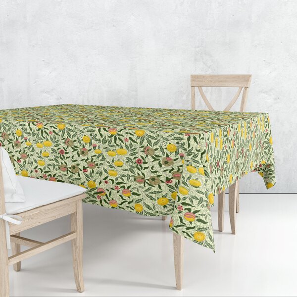 William Morris Fruit Tablecloth MultiColoured