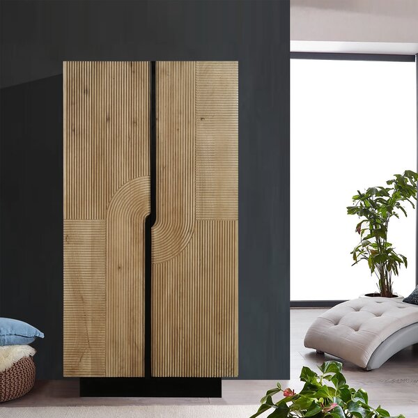Iconic 2 Door Cabinet Grey