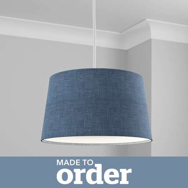 Made To Order French Drum Shade Linoso Denim