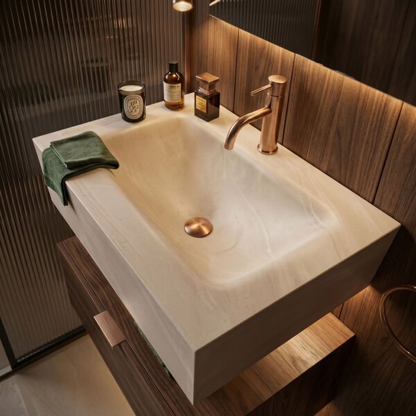 Wall-hung washbasin REA Apollo Gran Cloud Sky 70