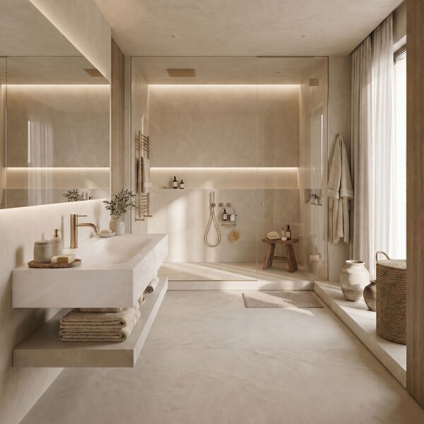 Wall-hung washbasin REA Apollo Gran Cloud Sky 70