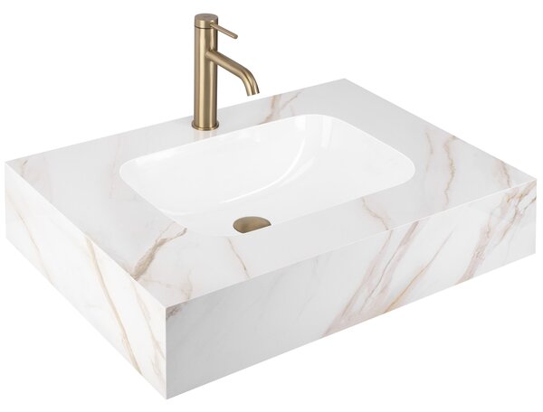 Wall-hung washbasin REA Aresa Grey Gold 70