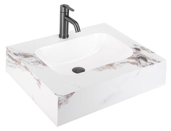 Wall-hung washbasin REA Aresa Cold Jade 60