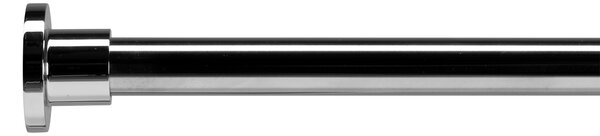 Chrome Superline 25mm Shower Rail Kit Silver