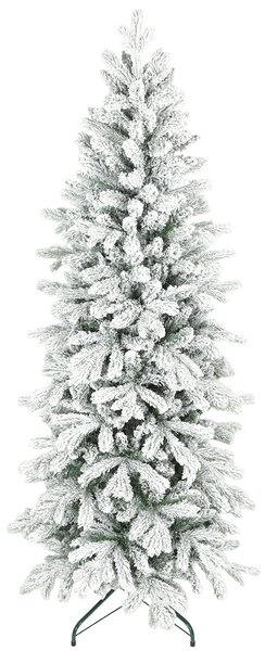 HOMCOM 6ft Flocked Artificial Christmas Tree