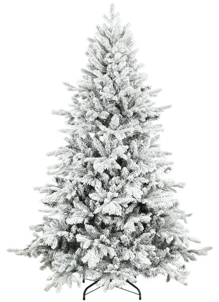 HOMCOM 6ft Snow Flocked Artificial Christmas Tree