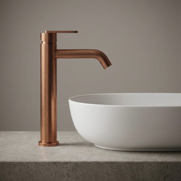 Bathroom faucet Rea Ontario Brush Copper