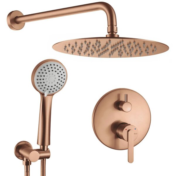 Shower system Rea Ontario Brush Copper + BOX