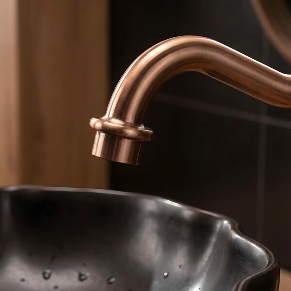 Bathroom faucet Rea Bona Brush Copper High