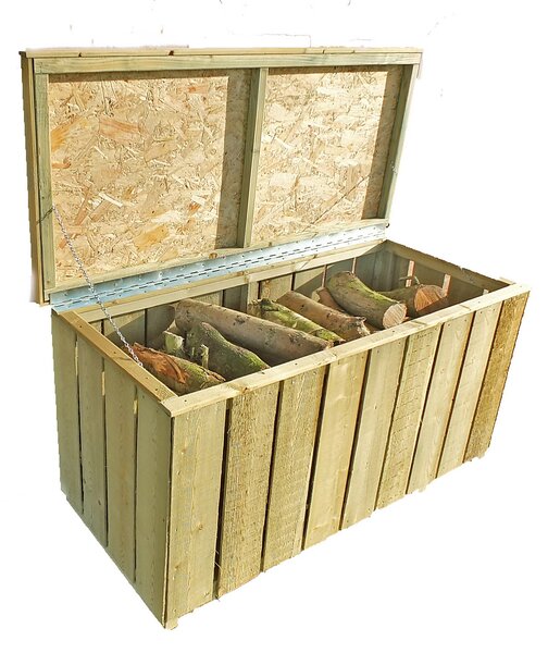 Shire 4x2 Sawn Timber Garden Storage Log Box