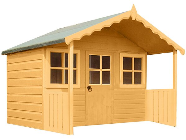 Shire 6x5ft Stork Kids Wooden Playhouse - Including Installation