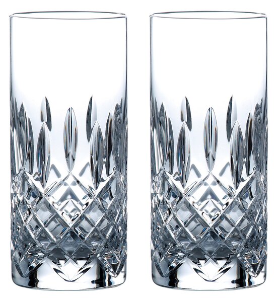 Set of 2 Royal Doulton Highclere Hiball Glasses Clear