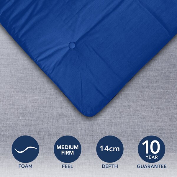 Mito Futon Mattress Royal Blue (Blue)