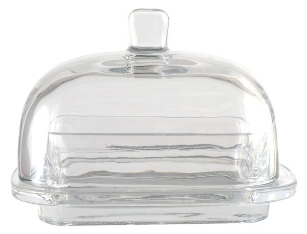 Glass Butter Dish Clear