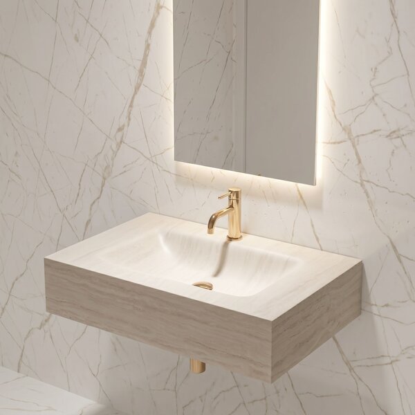 Wall-hung washbasin REA Apollo Muralto Roma 80