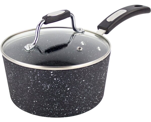 Scoville Neverstick 18cm Saucepan Black