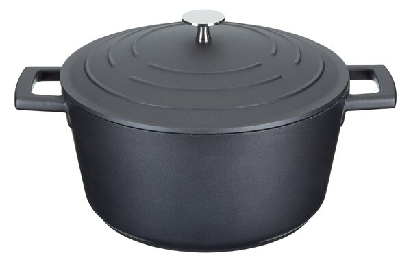 MasterClass 24cm Casserole Dish Black