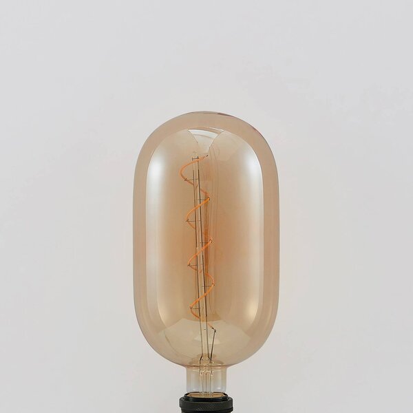 Lucande LED bulb E27 T140 4W 2,200K dimmable amber