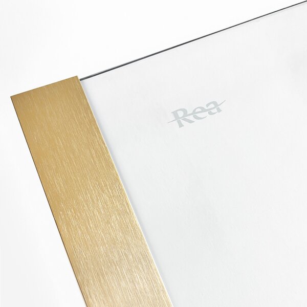 Shower enclosure REA Montana Double Gold Brush 80x80