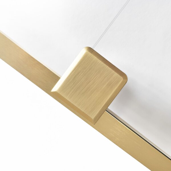 Shower enclosure REA Montana Double Gold Brush 80x80