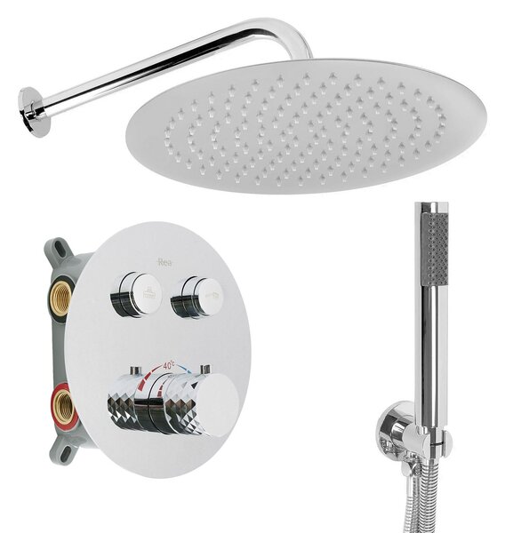 Shower system Rea Lungo Diamond Chrom + BOX