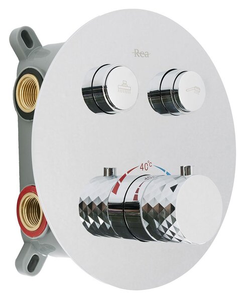 Shower system Rea Lungo Diamond Chrom + BOX