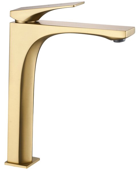 Bathroom faucet PREMIUM Rea Joe Brush Gold High