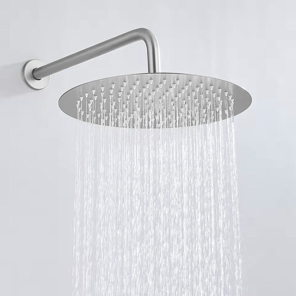 Rainfall shower head Rea Chrome 25cm