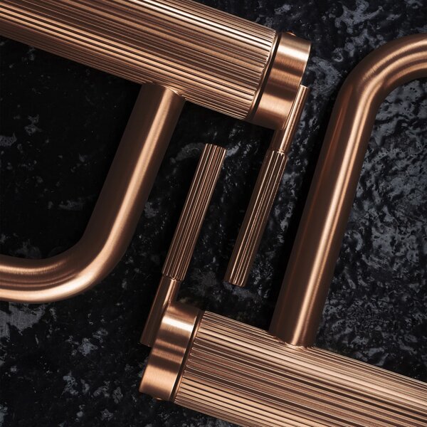 Bathroom faucet Rea Argon Brush Copper Low