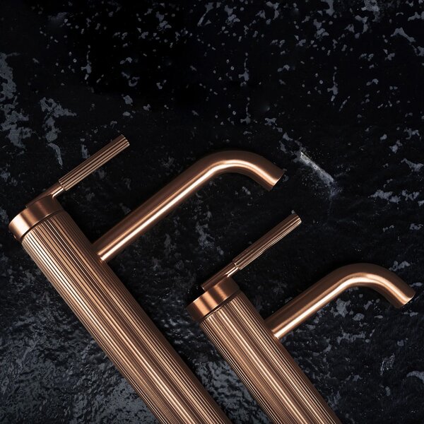 Bathroom faucet Rea Argon Brush Copper Low